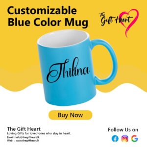 Customizable Blue Mug
